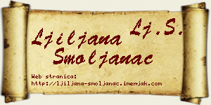 Ljiljana Smoljanac vizit kartica